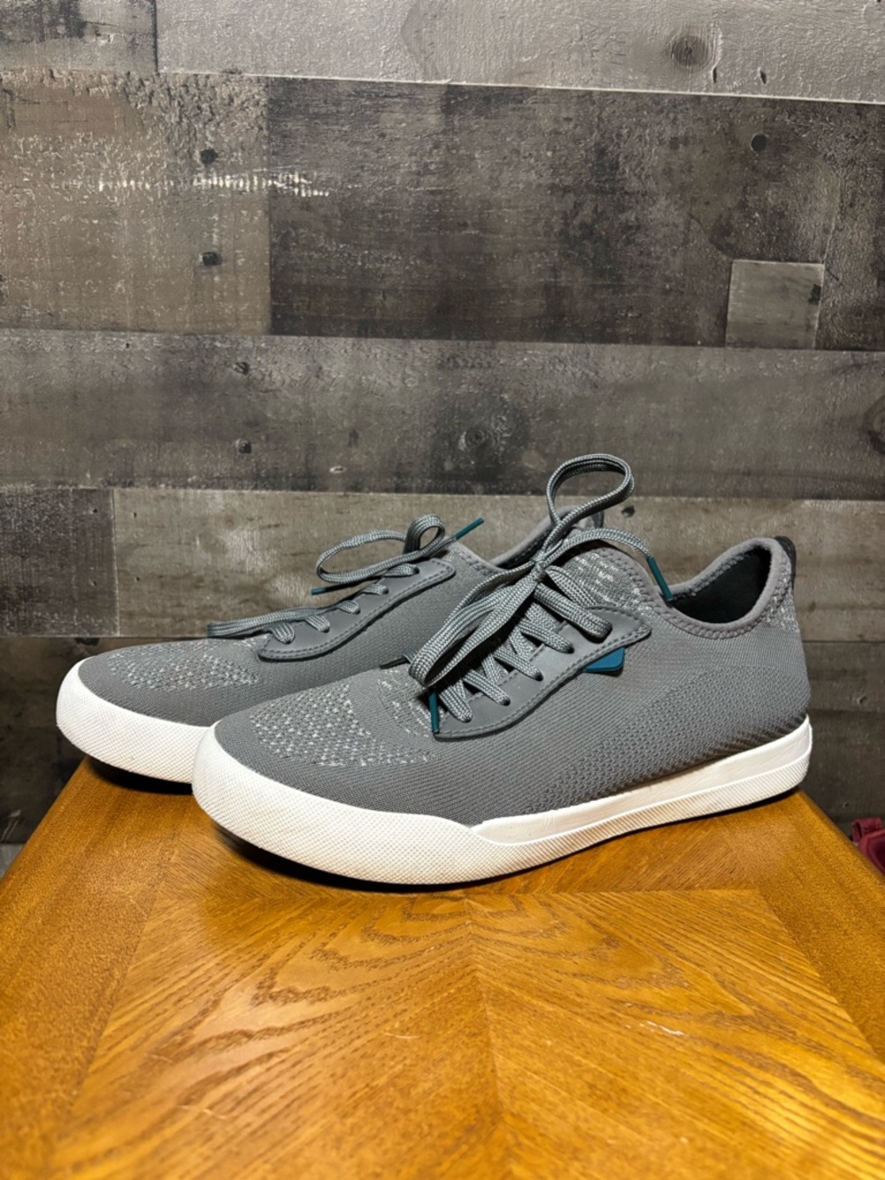Vessi Lightweight Gray Weekend Sneakers with White Sole unisex M10/W11